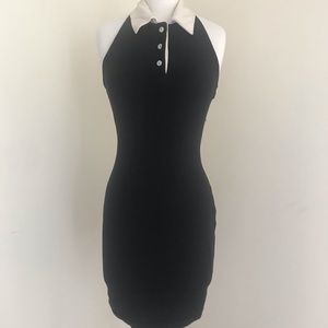 COPY - Black mini halter dress